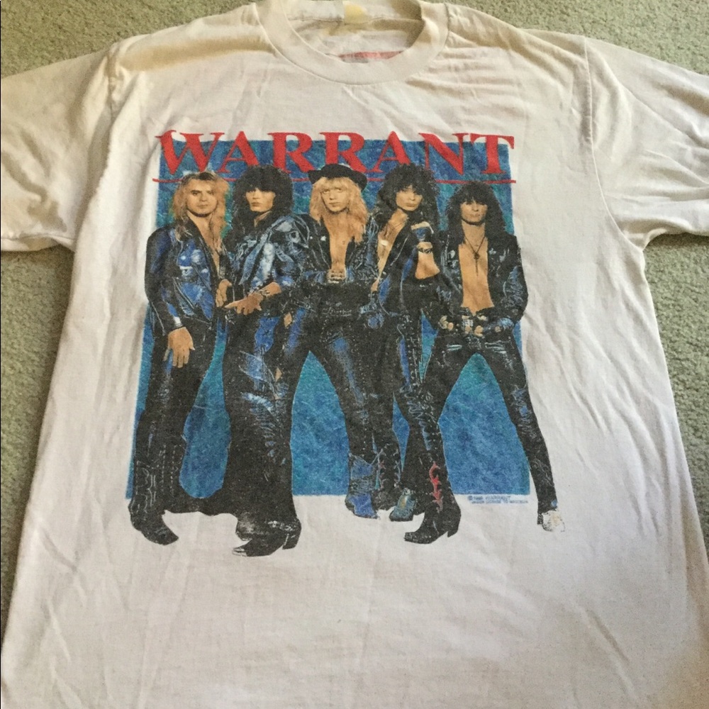 Warrant concert shirt. Size Large.